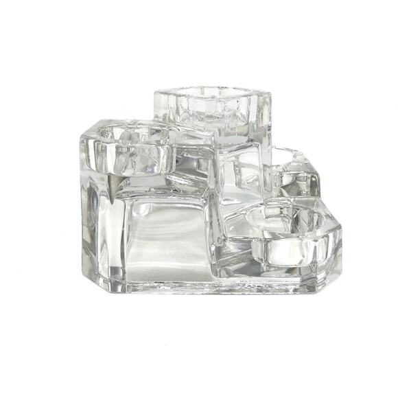 PARTYLIGHT Crystal Castle 5 Tier Tealight Candle Holder - Picture 2 of 7